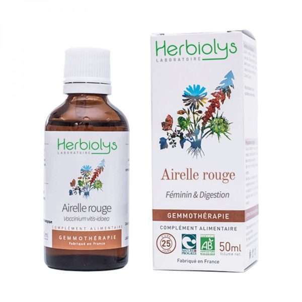 Airelle Rouge 50ml - Concentré Herbiolys BIO - Herboristerie du Marais