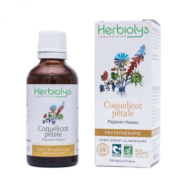 Coquelicot Pétale 50ML Concentré Herbiolys BIO - Herboristerie du Marais Paris