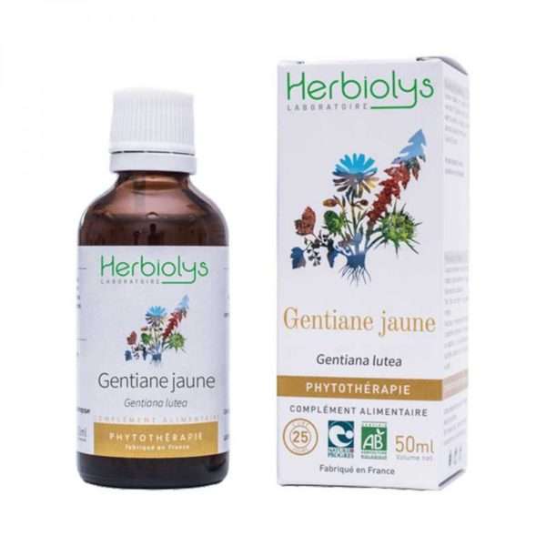 Gentiane Jaune 50ML Concentré Herbiolys BIO - Herboristerie du Marais Paris