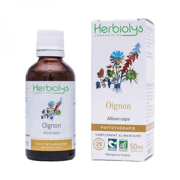 Oignon 50ML Concentré Herbiolys BIO - Herboristerie du Marais Paris